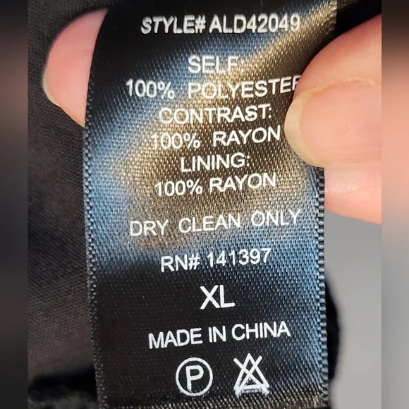 ASTR the Label Elegant Black Lace Illusion Midi Dress - Size XL - Picture 8 of 11